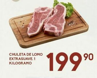 Alsuper Chuletas de lomo extrasuave kg oferta