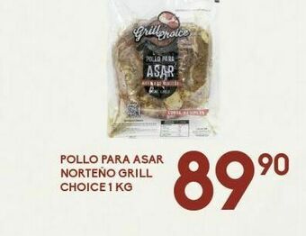 Alsuper Pollo para asar norteño grill choice 1 kg oferta