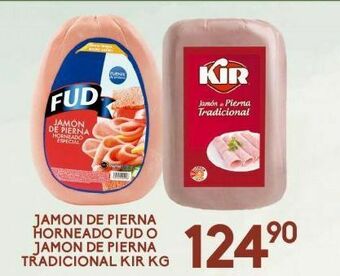 Alsuper Jamón de pierna horneado fud oferta