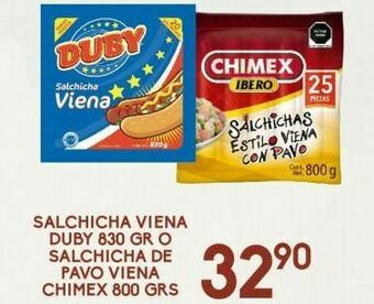 Alsuper Salchicha viena duby 830 gr oferta