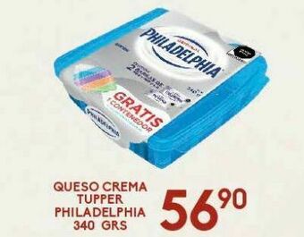 Alsuper Queso crema tupper philadelphia 340 grs oferta