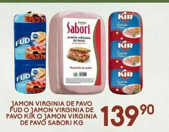 Alsuper Jamón virginia de pavo oferta