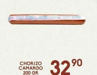 Alsuper Chorizo camargo 200 gr oferta