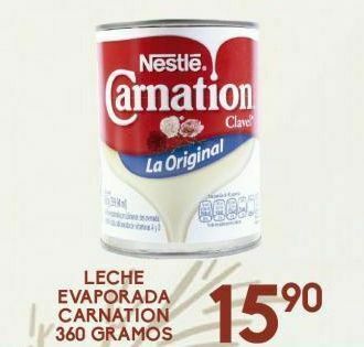 Alsuper Leche evaporada carnation 360 gr oferta