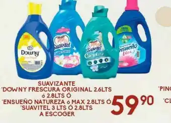 Alsuper Suavizante downy frescura original oferta
