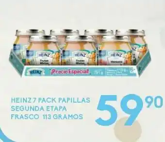 Alsuper Heinz 7 pack papillas segunda etapa oferta