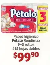 Soriana Híper Pétalo - papel higiénico oferta