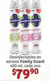 Soriana Híper Family guard - desinfectantes en aerosol oferta