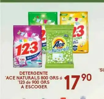 Alsuper Detergente ace naturals 800 grs oferta