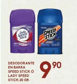 Alsuper Desodorante en barra speed stick oferta