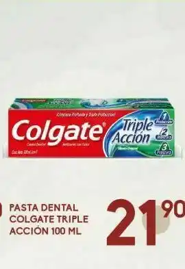 Alsuper Pasta dental colgate triple accion 100 ml oferta