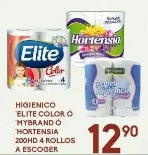 Alsuper Papel higiénico elite color o mybrand oferta