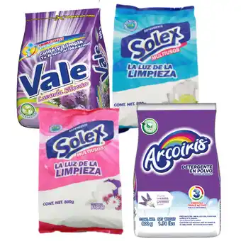 Detergente ·vale 900gr ó ·solex 800gr ó · arcoiris 800gr a escoger