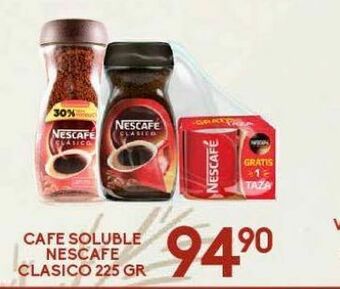 Café soluble nescafé 225 gr