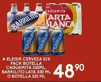 Cerveza six pack botella caguamita 330 ml