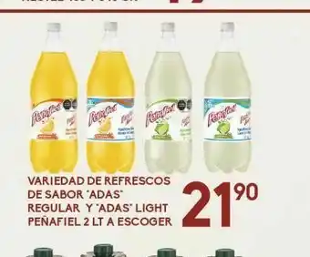 Alsuper Refrescos de sabor "adas" regular y "adas light" oferta