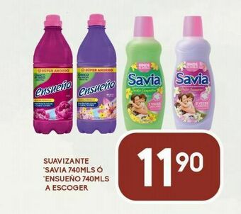 Alsuper Suavizante de telas savia 740 mls oferta