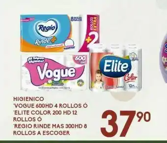 Alsuper Papel higiénico vogue 600 hd oferta
