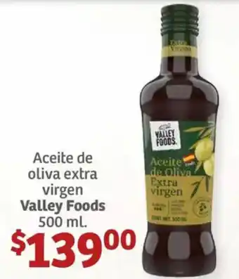 Soriana Híper Aceite de oliva extra virgen Valley Foods oferta