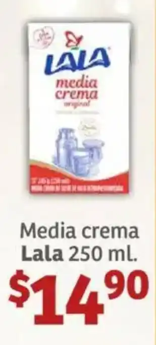 Soriana Híper Media crema Lala oferta