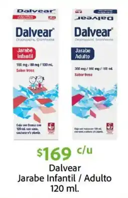 Farmacias Unión Dalvear Jarabe Infantil / Adulto oferta