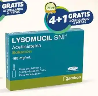 Farmacias Unión Lysomucil SNI oferta