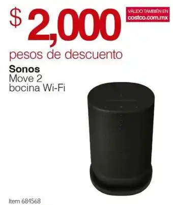 Costco Sonos Move 2 bocina Wi-Fi oferta