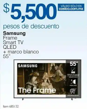 Costco Samsung Frame Smart TV oferta