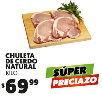 Merco Chuleta de Cerdo Natural oferta