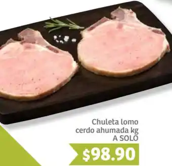 Chuleta Lomo Cerdo Ahumada