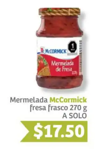 Soriana Súper Mermelada McCormick Fresa Frasco 270g oferta