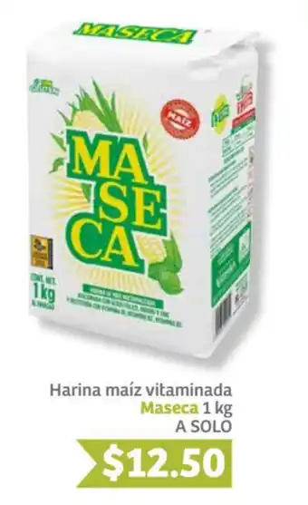 Soriana Súper Harina Maíz Vitaminada Maseca 1kg oferta