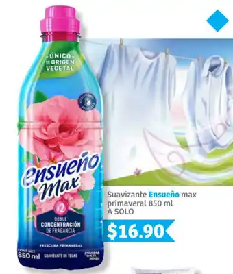 Soriana Súper Suavizante Ensueño Max Primaveral 850ml oferta