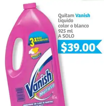 Quitam Vanish Líquido Color o Blanco 925ml