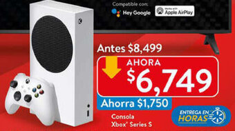 Walmart Consola Xbox Series S oferta