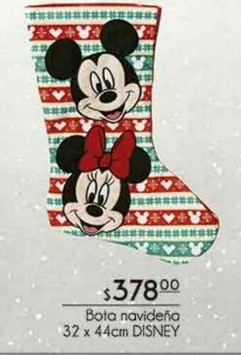 Bota navideña disney