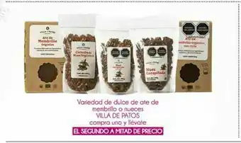 Dulce de ate de membrillo o nueces