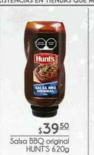 Salsa bbq original hunt's 620 g