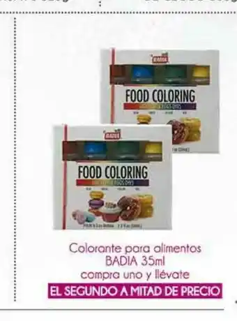 Fresko Colorante para alimentos badia 35 ml oferta