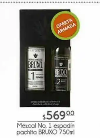 Mezcal no 1 espadin pachita bruxo 750 ml