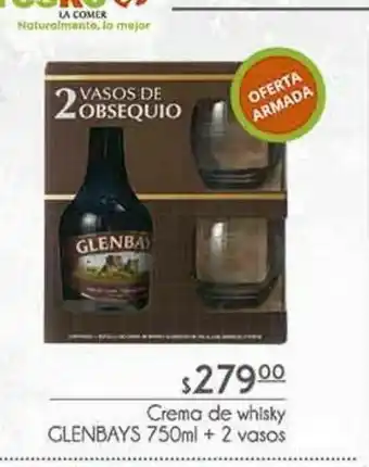 Fresko Crema de whisky glenbays 750 ml oferta