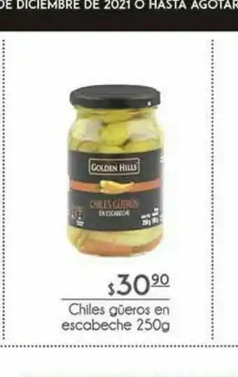 Fresko Chiles gueros en escabeche 250 g golden hills oferta