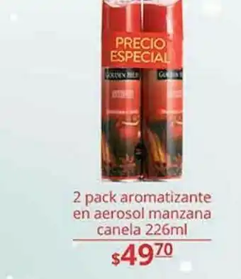 La Comer Aromatizantes golden hills oferta