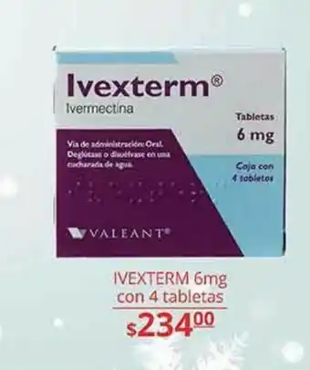 La Comer Medicamentos ivexterm oferta