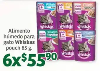 Soriana Súper Alimento húmedo para gato Whiskas oferta