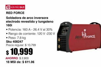 Sodimac Homecenter Soldadora de arco inversora electrodo revestido y tungsteno 160i oferta