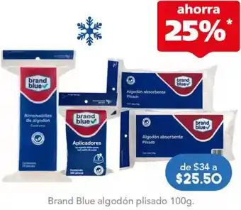 Farmacia San Pablo Brand Blue algodón plisado oferta