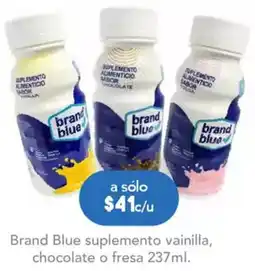 Farmacia San Pablo Brand Blue suplemento vainilla, chocolate o fresa oferta