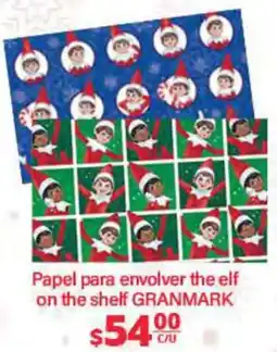 La Comer GRANMARK Papel para envolver the elf on the shelf oferta