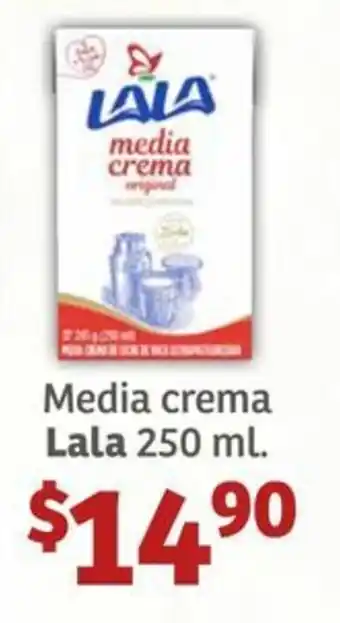 Soriana Híper Media crema Lala oferta